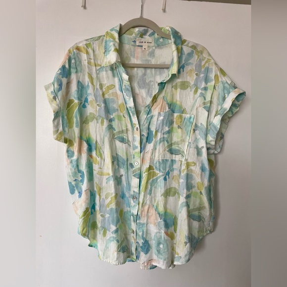 Linen Surf Shirt Anthropologie - Picture 5 of 7